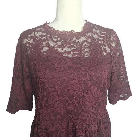 Torrid Womens Skater Lace Mini Dress A Line Whimsigoth Sexy Vamp Flowy Large - Picture 3 of 13